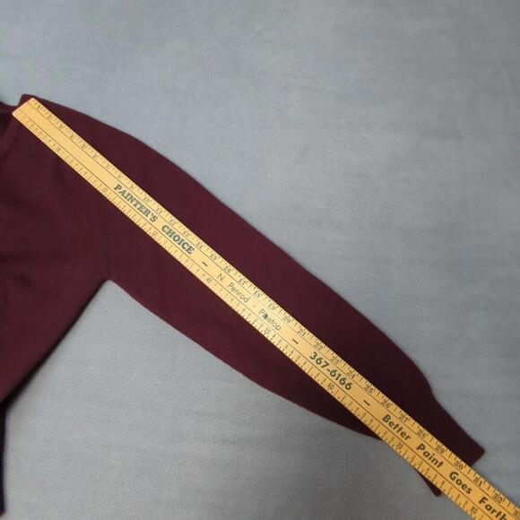 Allen Solly 100% Cashmere V-Neck Sweater Purple Size M Old Money Preppy Academic - Picture 6 of 9